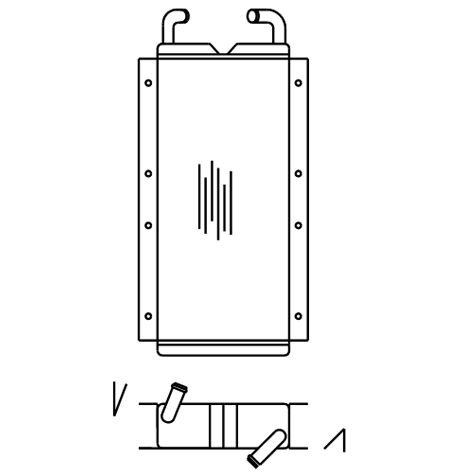 Heater Matrix - Bus - Heater Demister - 20531