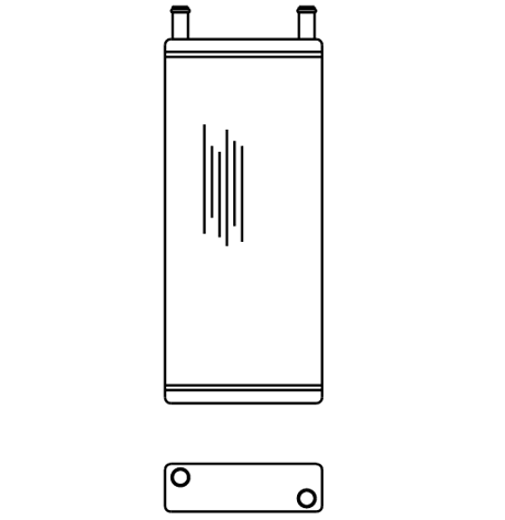 Heater Matrix - Volvo Commercial - Bus - 20534