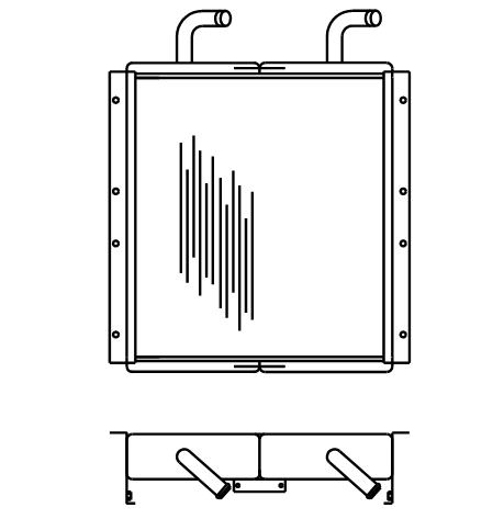 Heater Matrix - Bus - Quad Heater (4 motors) - 20538
