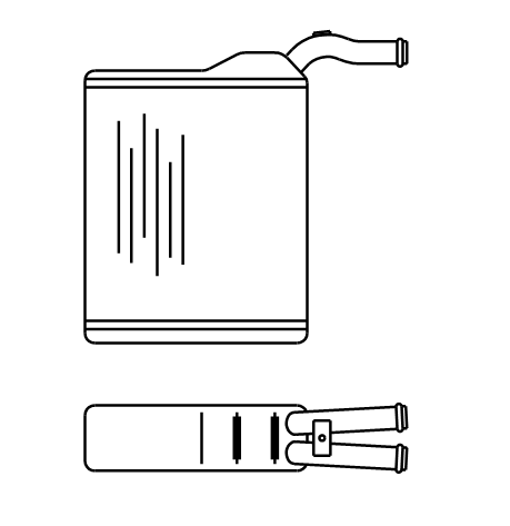 Heater Matrix - Vauxhall - Frontera A 1991-98 - 20540