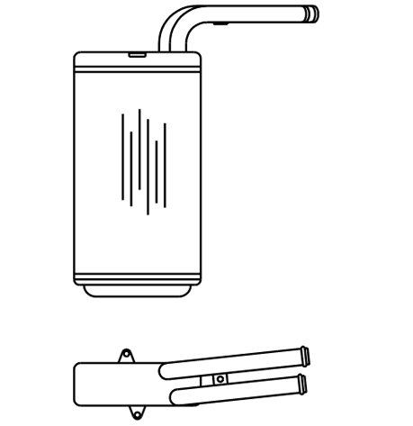 Heater Matrix - Citroen - Saxo 1987-91 - 20552