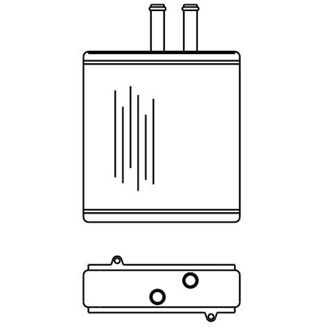 Heater Matrix - Fiat - Punto Mk1 1992-99 - 20554