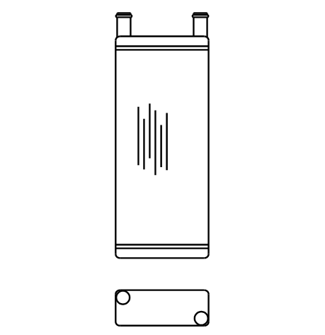 Heater Matrix - Bus - Heater Demister - 20559