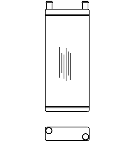 Heater Matrix - Bus - Heater Demister - 20576