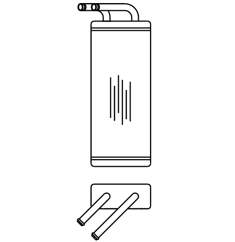 Heater Matrix - Bus - Heater Demister - 20578