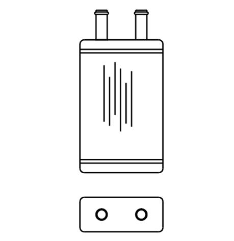 Heater Matrix - Bus - Cab & Coach - 20581