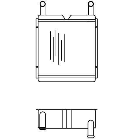 Heater Matrix - Bus - General Motors - 20583