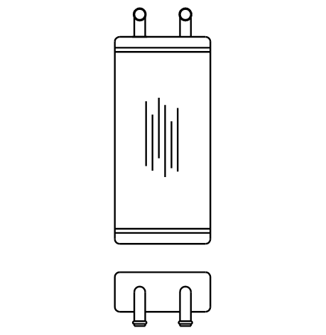 Heater Matrix - Bus - Heater Demister - 20588