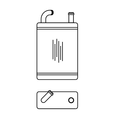 Heater Matrix - Bus - Heater Demister - 20594