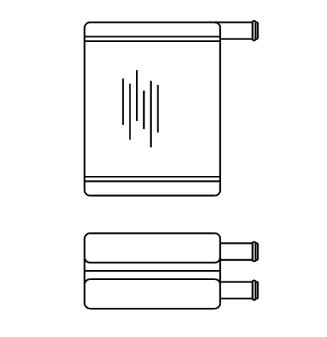 Heater Matrix - Bus - PSV Saloon - 20596