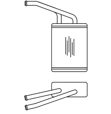 Heater Matrix - Daihatsu - Sportrak 1990- - 20607