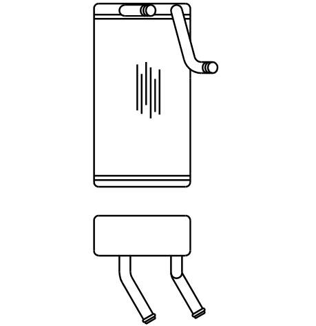 Heater Matrix - Toyota - Carina 2 1987-92 - 20610