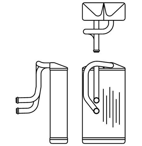 Heater Matrix - Austin Rover - 600 Series - 20614