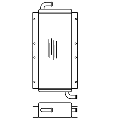 Heater Matrix - Bus - Heater Demister - 20616