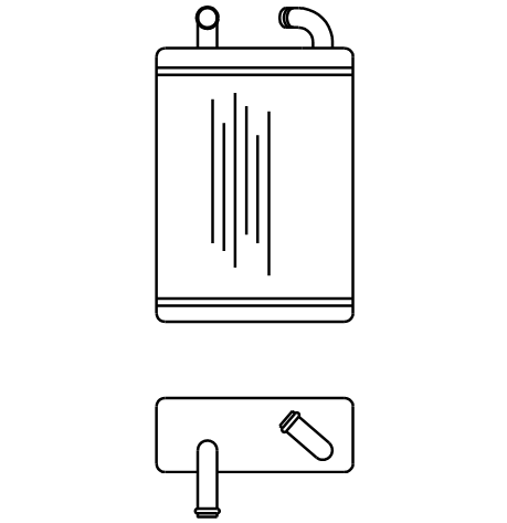 Heater Matrix - Mitsubishi - Shogun 1992- - 20617