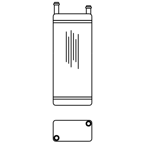 Heater Matrix - Triumph - TR 4 5 6 - 20635