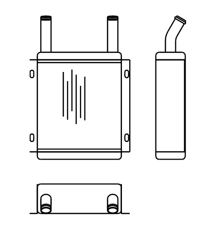 Heater Matrix - Bus - Heater Demister - 20641
