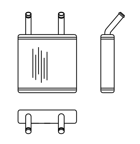 Heater Matrix - Daewoo - Lanos - 20644