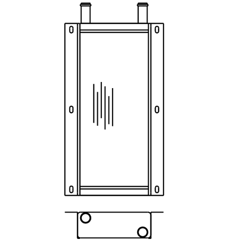 Heater Matrix - Bus - Heater Demister - 20647