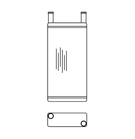 volvo B9TL heater matrix demister