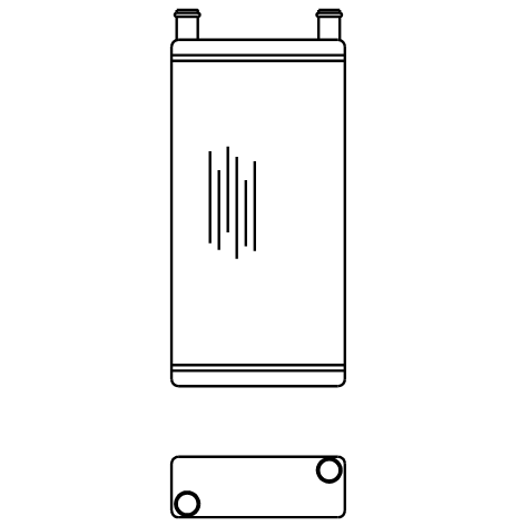 Heater Matrix - Bus - Heater Demister - 20656