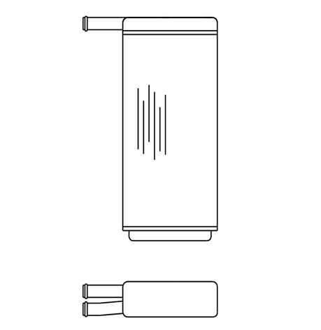 daf 45 heater matrix