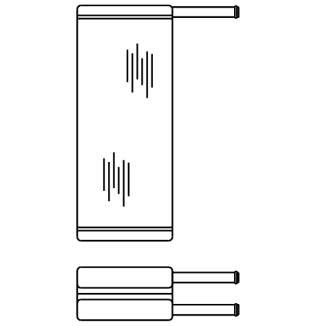 Heater Matrix - Bus - Heater Demister - 20666