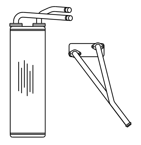 Heater Matrix - Jaguar - XJS 1987-  (pipe) - 20668