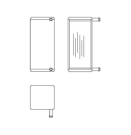 Heater Matrix - Hillman - Sunbeam Tiger - 20690