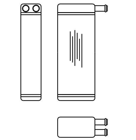 Heater Matrix - Triumph - TR7 - 20696