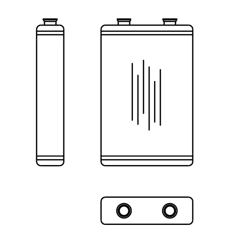 Heater Matrix - Toyota - Granvia 1995 on - 20697