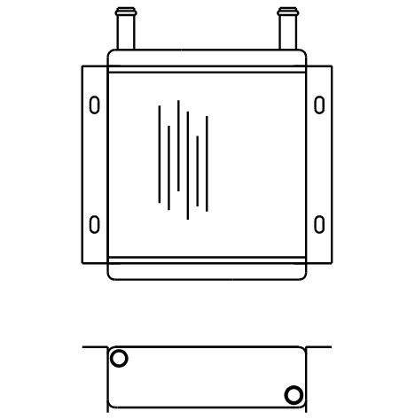 Heater Matrix - Bus - Heater Demister - 20699