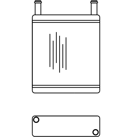 Heater Matrix - Dennis - Demister - 20702