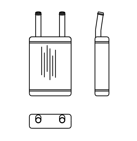 Heater Matrix - Hyundai - Lantra Mk1 1980-95 - 20710