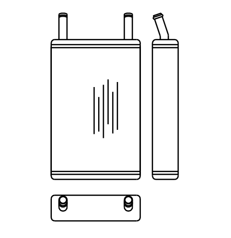 Heater Matrix - Volvo - 940 no Air Con 1990- - 20711