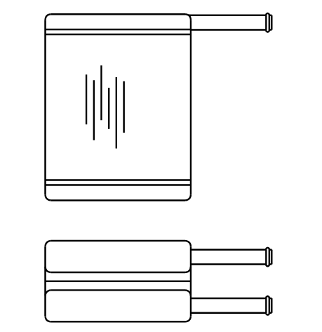 Heater Matrix - Bus - Heater Demister - 20715