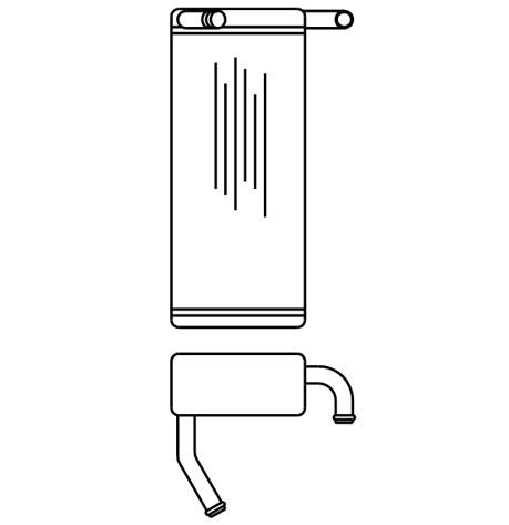 Heater Matrix - Austin Rover - P6 - 20725