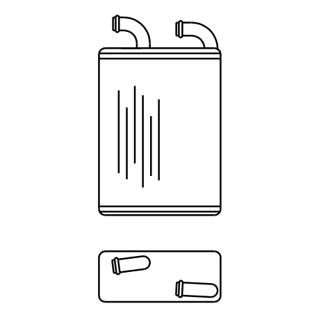 Heater Matrix - Triumph - Acclaim - 20726