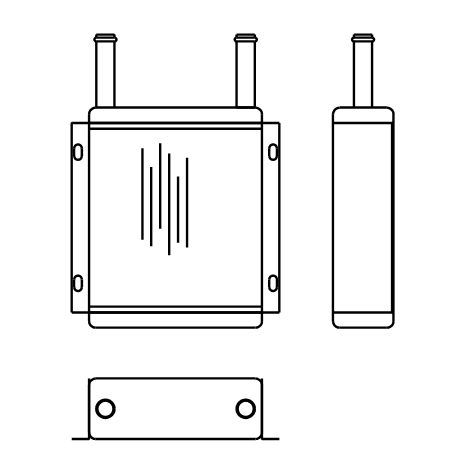 Heater Matrix - Bus - Heater Demister - 20732