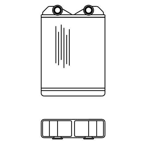 Heater Matrix - Subaru - Legacy 1997-2003 - 20734