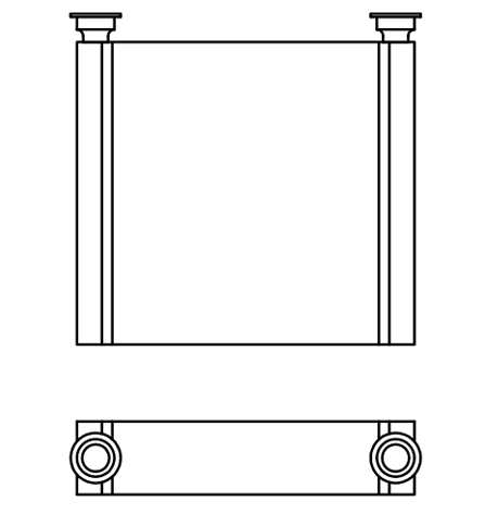 Heater Matrix - Daihatsu - Terios 1977-2001 - 20742