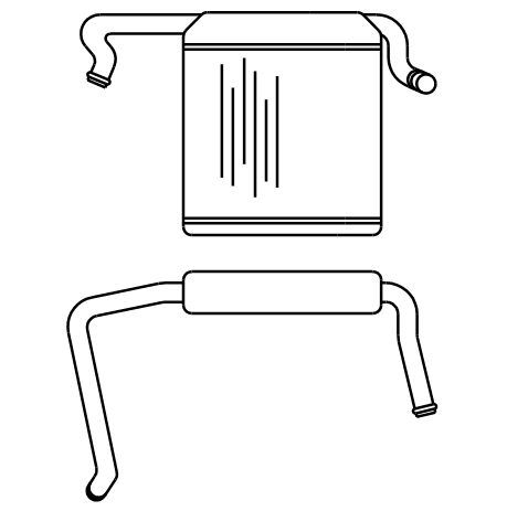 Heater Matrix - Mazda - Bravo - 20754