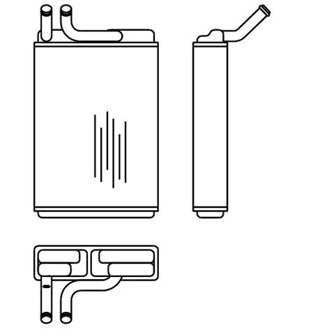 Heater Matrix - Volvo - S90 Lhd - 20756