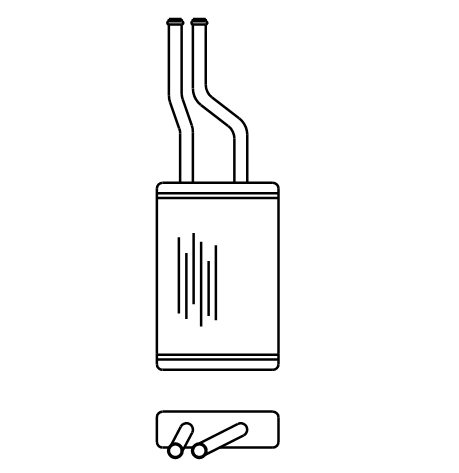 Heater Matrix - Toyota - Hi Ace 1995- Lhd - 20757