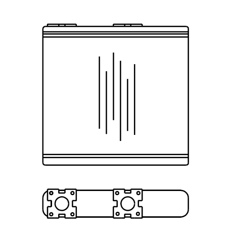 Heater Matrix - Mitsubishi - FTO (flanges) - 20758