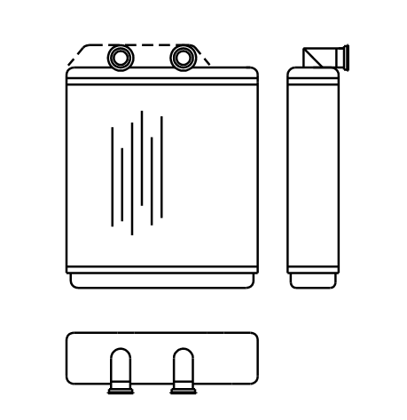 Heater Matrix - Toyota - Corona - 20760