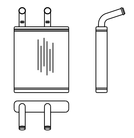 Heater Matrix - Nissan - 200 SX 1997- - 20761