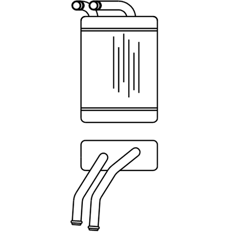 Heater Matrix - Hyundai - H100 1996-00 - 20775