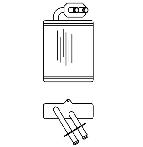 Heater Matrix - Isuzu - NKR 1997-01 - 20780