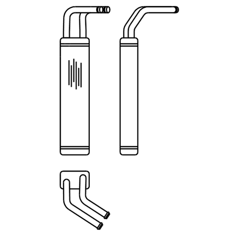 Heater Matrix - Komatsu - Cab - 20783